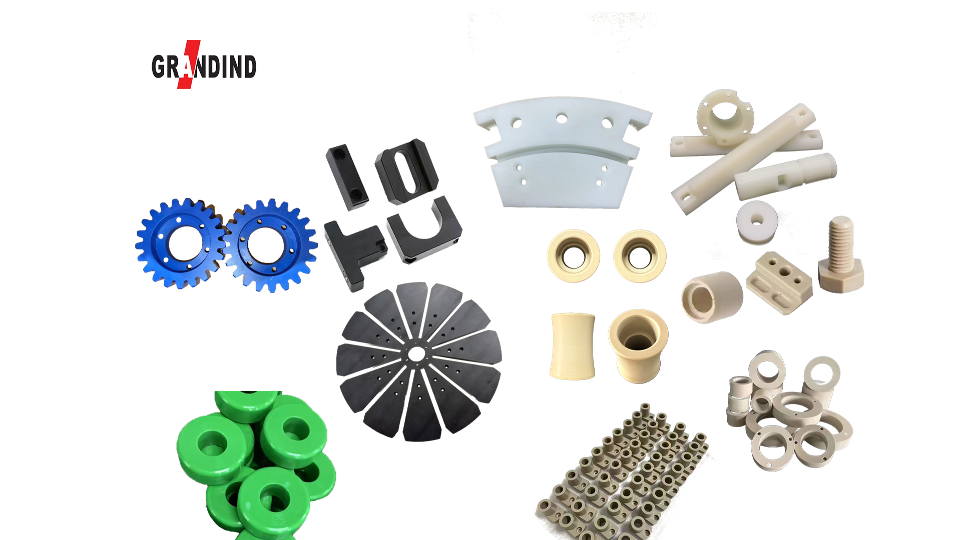 Componenti in plastica di precisione: parti CNC in PEEK, nylon, POM