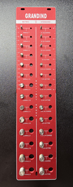 controllo della filettatura di dadi e bulloni